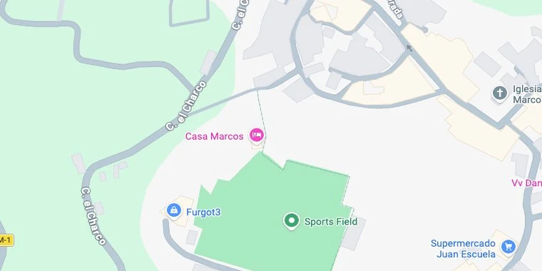 Carte indiquant l'emplacement de Casa Marcos à Agulo, La Gomera